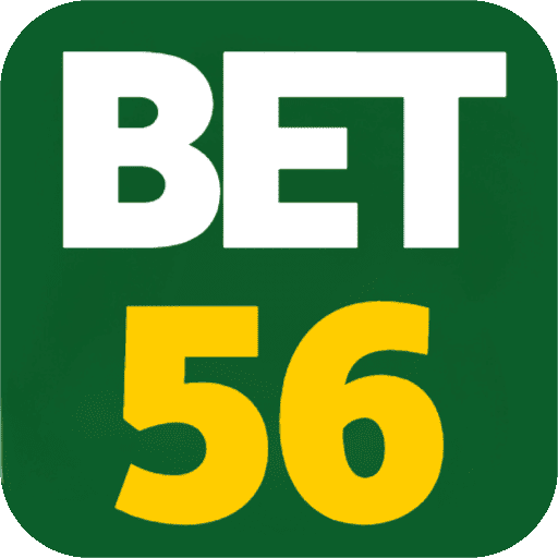 Imagem promocional da BET56 mostrando a plataforma e suas vantagens